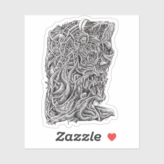 Innerbeastman Aufkleber (Blatt)