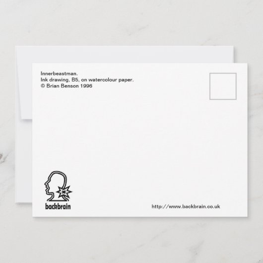 Innerbeastman-Flachkarte (Rückseite)