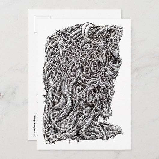 Innerbeastman-Flachkarte (Vorne/Hinten)