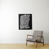 Innerbester, Tinte zeichnend dunkle Tapisserie Wandteppich (Beispiel)