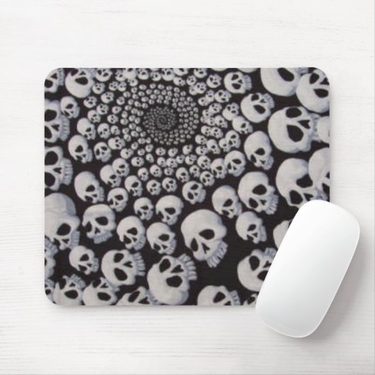 innercircleskulls1 mousepad (Mit Mouse)