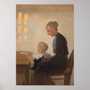 Innere Ancher von Mutter und Kind Poster