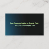 Innere Balancen-Baum-Pose-Yoga Pilates Meditation Visitenkarte (Rückseite)