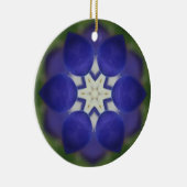 Innere Bluebonnet-Blume Keramik Ornament (Rechts)