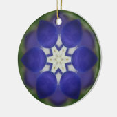 Innere Bluebonnet-Blume Keramik Ornament (Links)