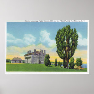 Innere der Jesuitenkapelle im alten französischen  Poster