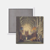 Innere der Kapelle St. George, Schloss Windsor, f Magnet (Vorderseite/Rückseite)