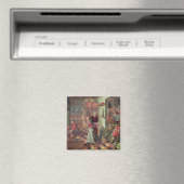 Innere der Küche, das Abendessen im Emmaus Magnet (In Situ (Geschirrspüler))