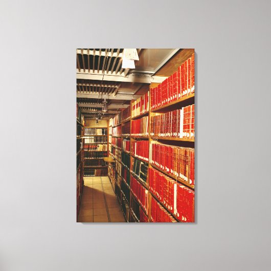 Innere des Drucklagers Leinwanddruck (Vorderseite)