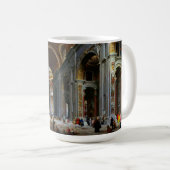 Innere des Petersdom, Rom Kaffeetasse (VorderseiteRechts)