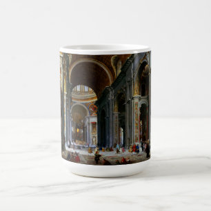 Innere des Petersdom, Rom Kaffeetasse