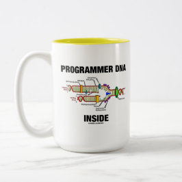 Innere des Programmierer-DNS (DNS-Reproduktion) Zweifarbige Tasse