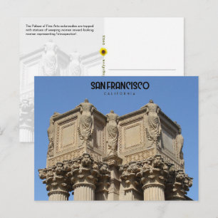 'Innere Einkehr', The Palace of Fine Arts, CA - Postkarte