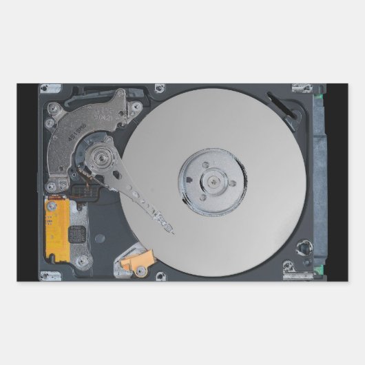 Innere Festplatte Rechteckiger Aufkleber (Vorderseite)