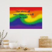 Innere Freiheit Poster (Küche)