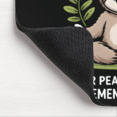 Innere Frieden Erreichte Bewegung Optional Yoga Fa Mousepad (Ecke)