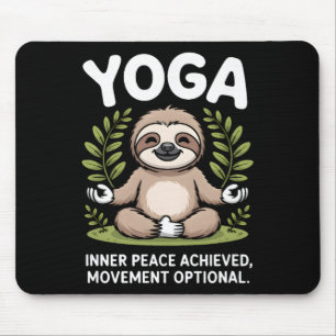 Innere Frieden Erreichte Bewegung Optional Yoga Fa Mousepad