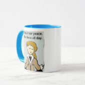 Innere Friedens-/Yoga/Meditation TASSE (Vorderseite Links)