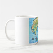 Innere Geografie-Karten-Tasse Kaffeetasse (Links)