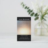 Innere Glow Business Card Visitenkarte (Stehend Vorderseite)