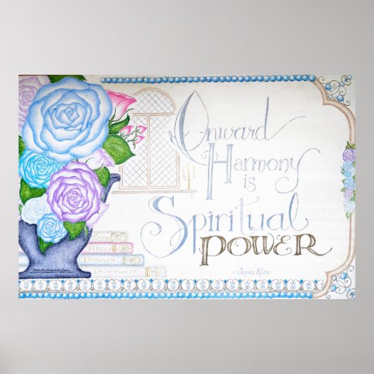 Innere Harmonie Wandkunst Poster (Vorne)