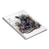 Innere Harmony Buddha Spiral Foto Notebook Notizblock (Rechte Seite)