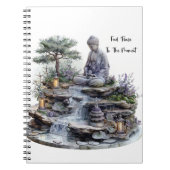 Innere Harmony Buddha Spiral Notebook Notizblock (Vorderseite)