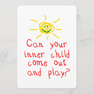 Innere KinderParty Einladung