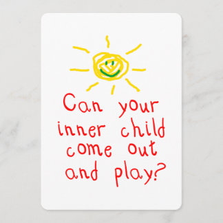 Innere KinderParty Einladung