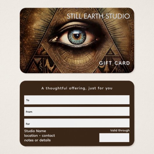 Innere Oracle | Drittes Auge Design (Vorne & Hinten)