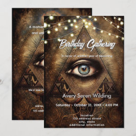 Innere Oracle | Drittes Auge Design Einladung