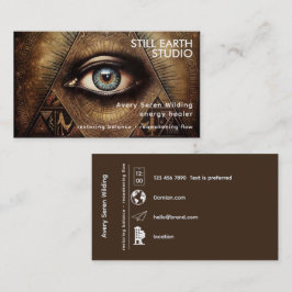 Innere Oracle | Drittes Auge Design Visitenkarte