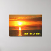 Innere Passage Sonnenuntergang Leinwanddruck (Vorderseite)