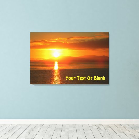 Innere Passage Sonnenuntergang Leinwanddruck (Insitu (Holzboden))