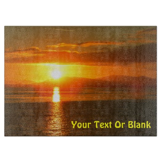 Innere Passage Sonnenuntergang Schneidebrett (Vorderseite)