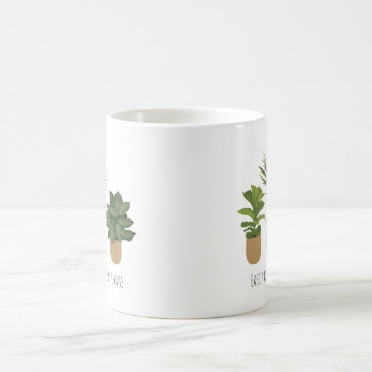 Innere Pflanze leicht von Pflanze abgelenkt Kaffeetasse (Mittel)