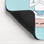 Innere Ruhe, äußere Katze Mousepad (Ecke)