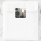 Innere Scalea Quadratischer Aufkleber (Tasche)