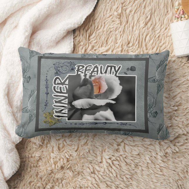 Innere Schönheit Inspiration Lendenkissen (Decke)