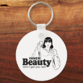 INNERE SCHÖNHEIT WIRD SIE NICHT VERSPÄTEN SCHLÜSSELANHÄNGER (Vorderseite)