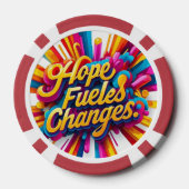 "Innere Stärke entleert" Pokerchips (Rückseite)