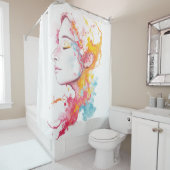 Innere Strahlung Duschvorhang (Beispiel)