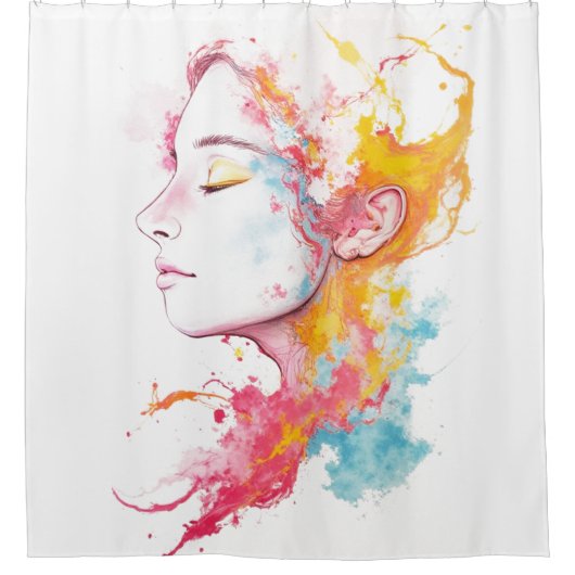 Innere Strahlung Duschvorhang (Vorderseite)