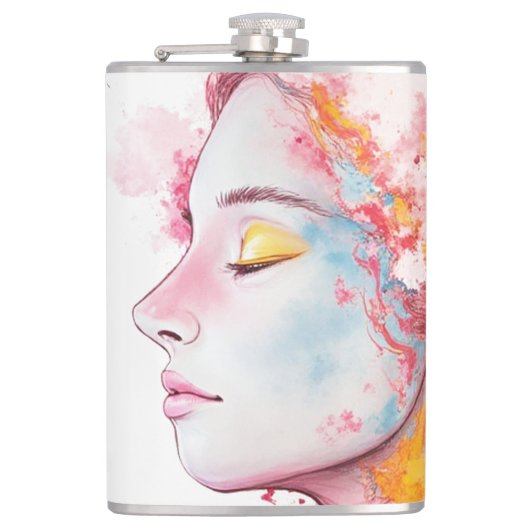 Innere Strahlung Flachmann (Vorderseite)