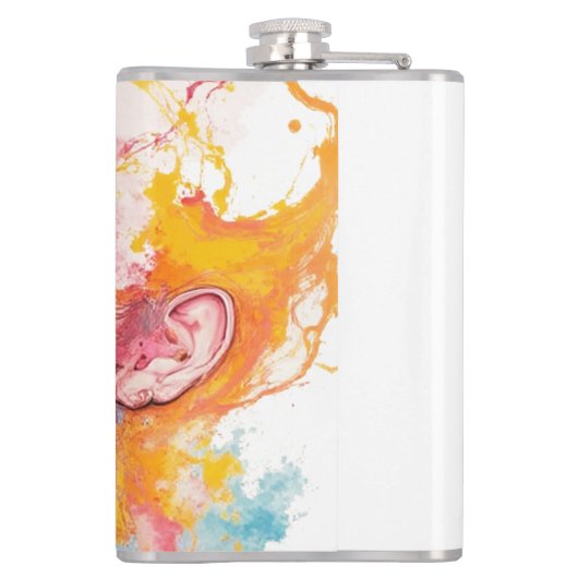 Innere Strahlung Flachmann (Rückseite)