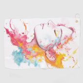 Innere Strahlung Golfhandtuch (Horizontal)