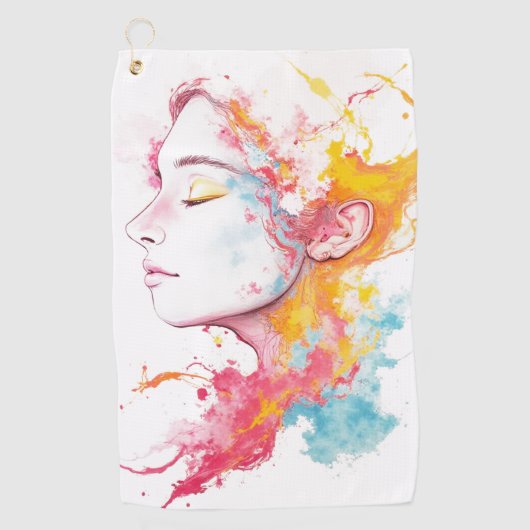 Innere Strahlung Golfhandtuch (Vorderseite)