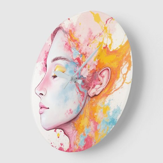 Innere Strahlung Große Wanduhr (Winkel)