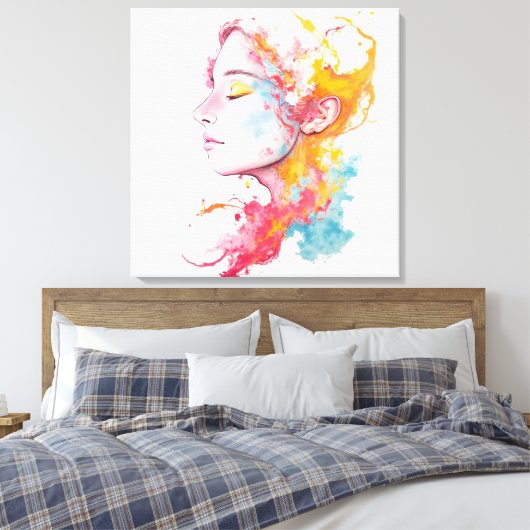 Innere Strahlung Leinwanddruck (Insitu (Schlafzimmer))