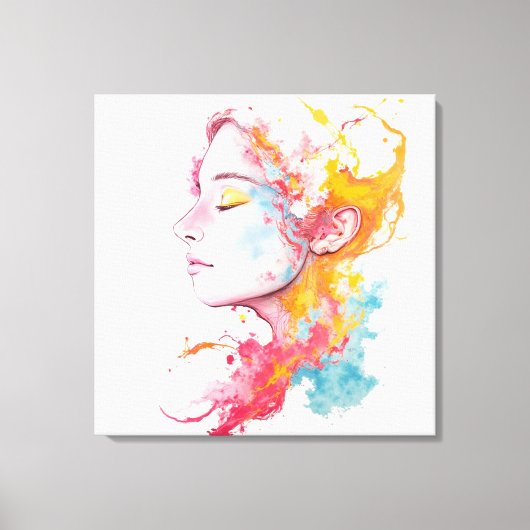 Innere Strahlung Leinwanddruck (Vorderseite)